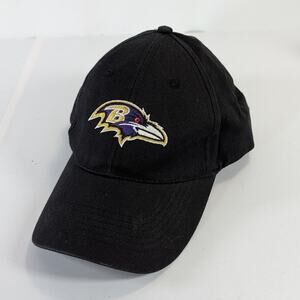 Baltimore Ravens NFL Football Strapback Cap Hat OSFA Black National Guard